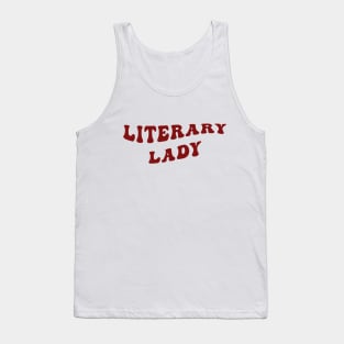 Literary Lady Quirky Tank Top